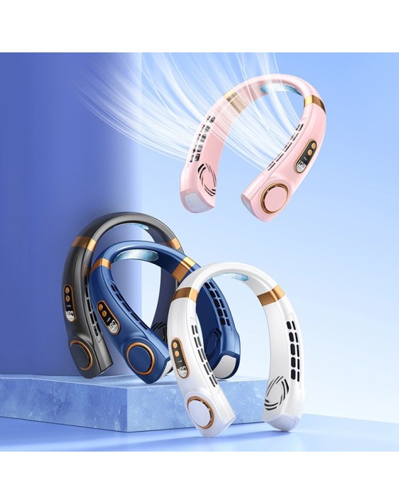 Solid-Color Multifunctional Portable Rechargeable Fan