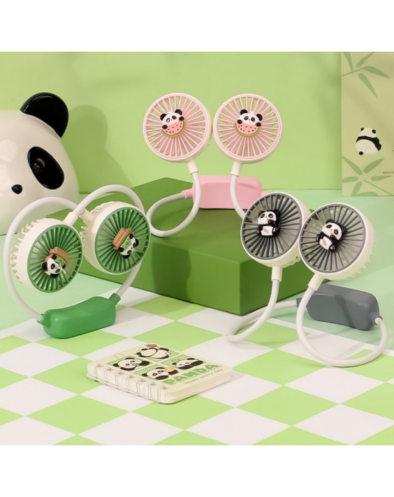 Cute Panda Portable Fan with Powerful Airflow