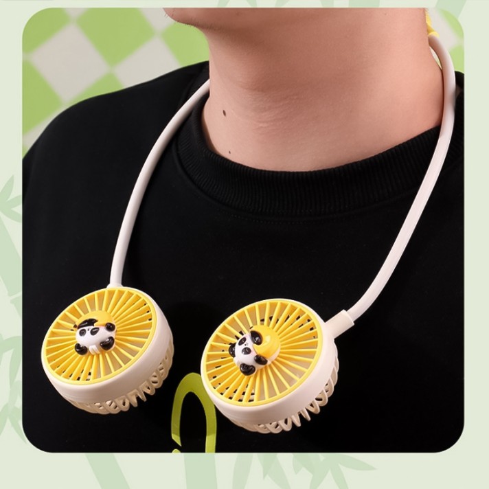 Cute Panda Portable Fan with Powerful Airflow Cute Panda Portable Fan with Powerful Airflow