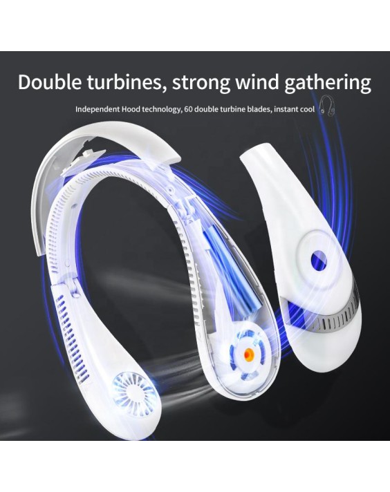 Multi-Speed Silent Portable Neck Fan