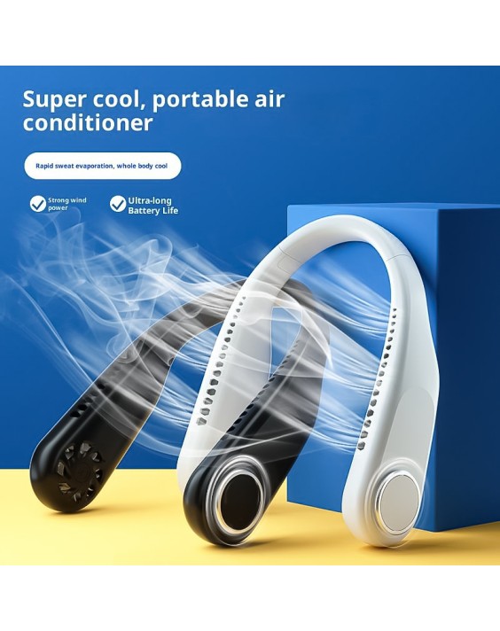 Hands-Free Neck-Hanging USB Bladeless Fan