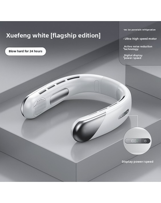 Two-Tone Silent Fan with Digital Display