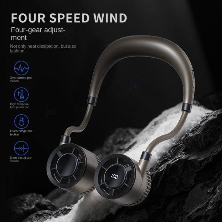 Bladeless Neck Fan with Digital Display Bladeless Neck Fan with Digital Display