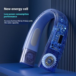 Adjustable Silent Portable Rechargeable Neck Fan