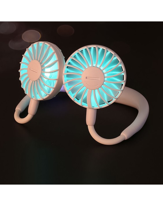 Dual-Outlet 3-Speed 360-Degree Adjustable Fan