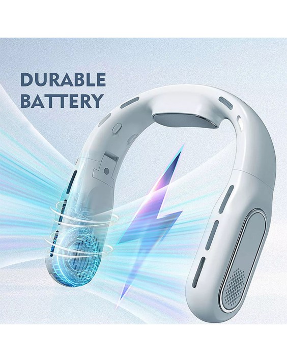 Digital Display Silent Neck Fan