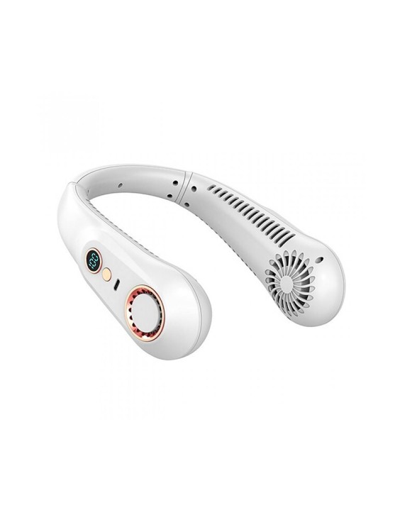 Bladeless USB Foldable Fan with Digital Display