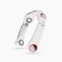 4000mAh Foldable Neck Fan with 3 Speed Settings