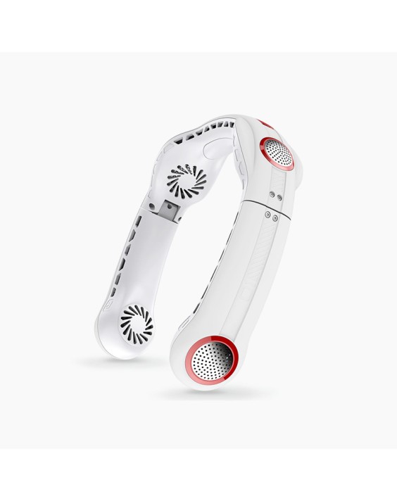 4000mAh Foldable Neck Fan with 3 Speed Settings