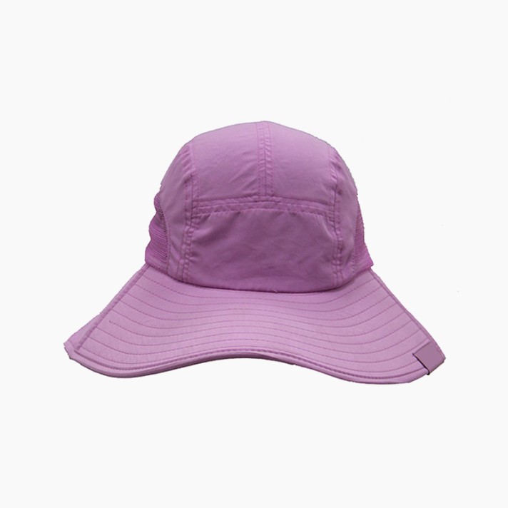 Purple Wide-Brimmed Anti-UV Sun Hat