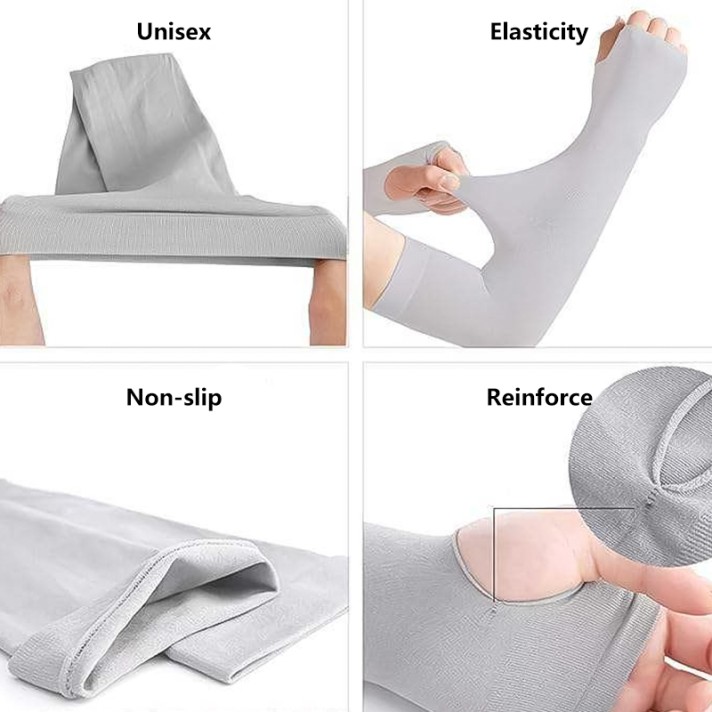 Lightweight Breathable Nylon Sun Protection Sleeves Lightweight Breathable Nylon Sun Protection Sleeves