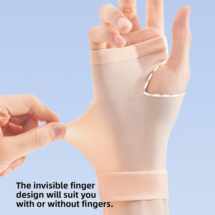 Fingerless Breathable Sun-Protective Arm Sleeves Fingerless Breathable Sun-Protective Arm Sleeves