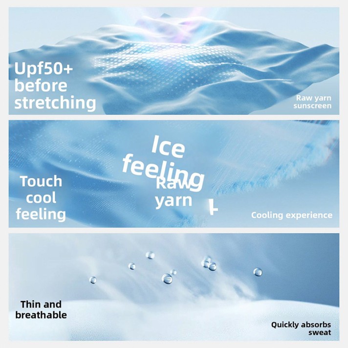 Fingerless Breathable Sun-Protective Arm Sleeves Fingerless Breathable Sun-Protective Arm Sleeves