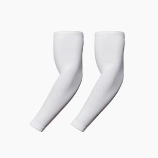 High-Compression Elastic Solid-Color Arm Sleeves