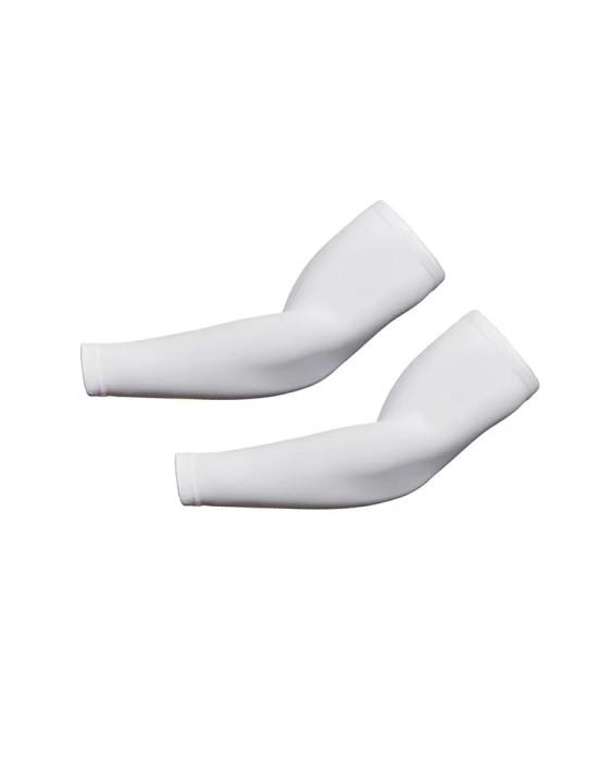 High-Compression Elastic Solid-Color Arm Sleeves