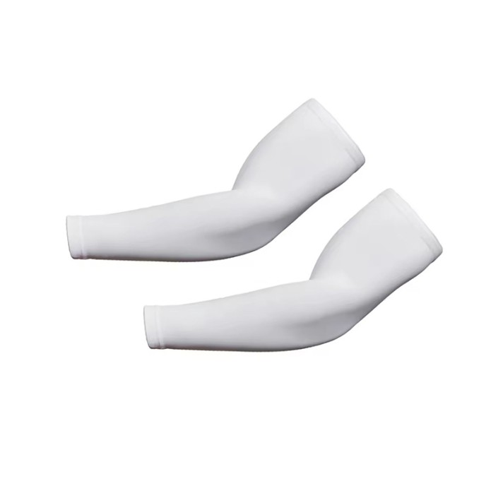 High-Compression Elastic Solid-Color Arm Sleeves