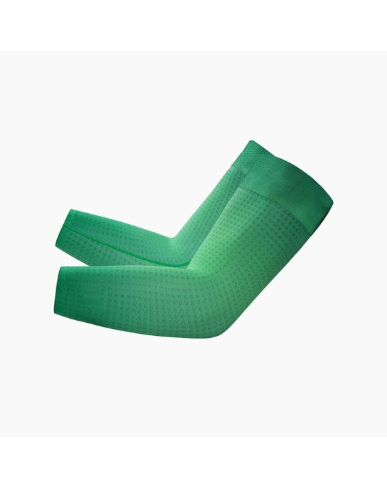 Stylish Green UV-Protective Printed Arm Sleeves
