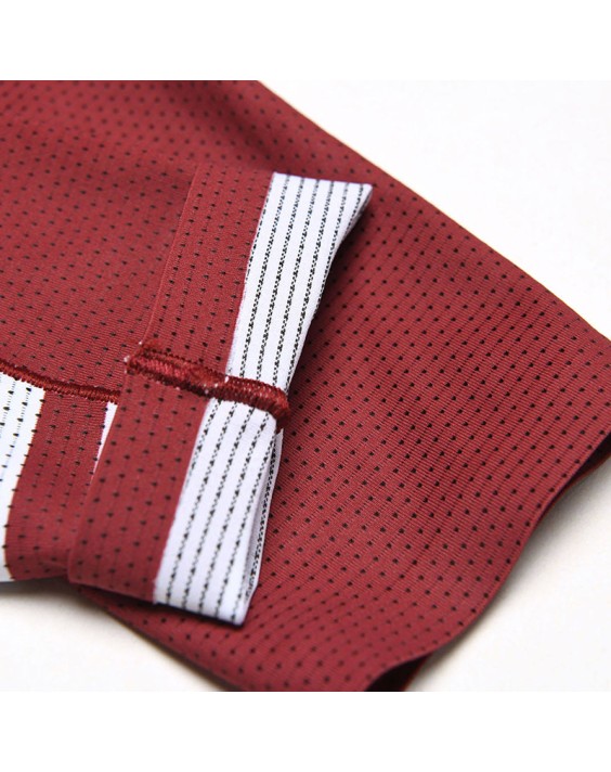 Red lightweight stretch sun protection sleeves