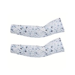 Soft Breathable Compressive Sun-Protective Arm Sleeves