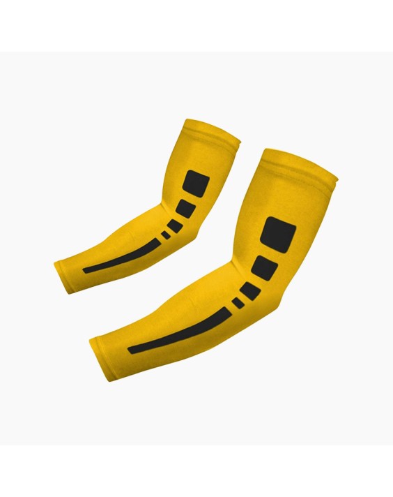 Yellow UV-Protective Quick-Drying Arm Sleeves