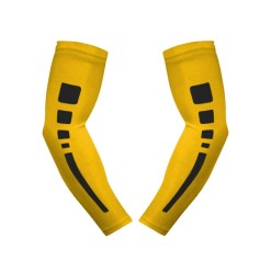 Yellow UV-Protective Quick-Drying Arm Sleeves