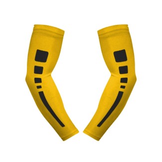 Yellow UV-Protective Quick-Drying Arm Sleeves
