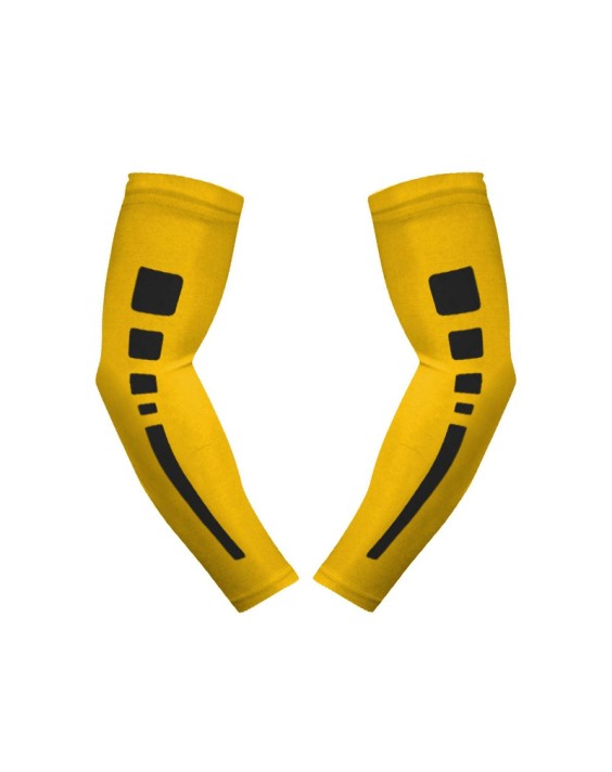 Yellow UV-Protective Quick-Drying Arm Sleeves