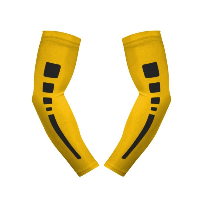 Yellow UV-Protective Quick-Drying Arm Sleeves