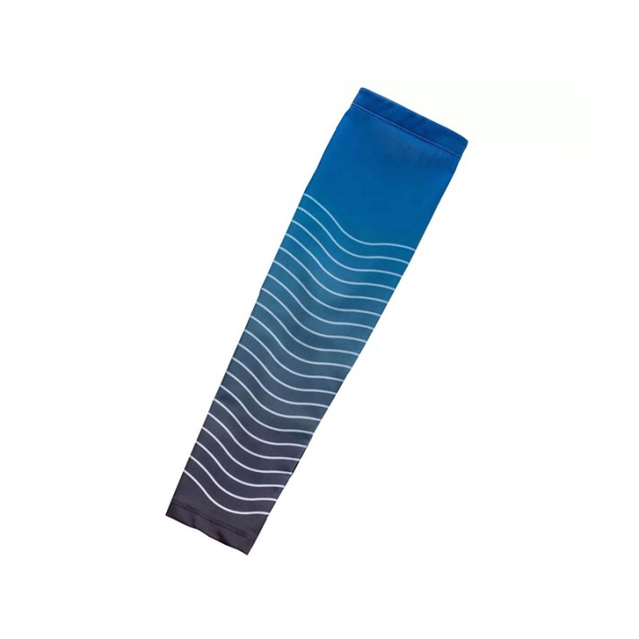 Breathable Striped Nylon Sun Protection Arm Sleeves Breathable Striped Nylon Sun Protection Arm Sleeves