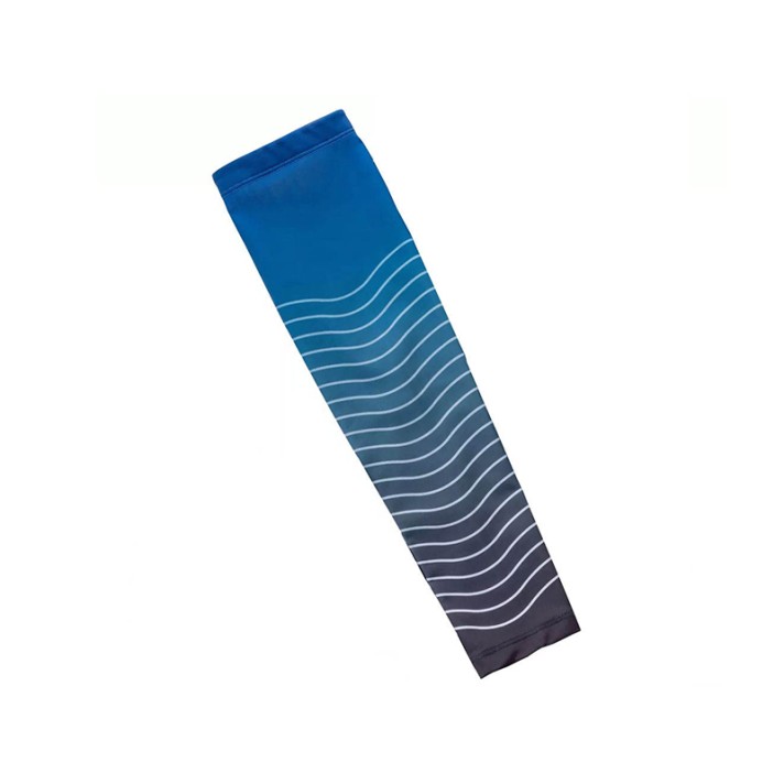 Breathable Striped Nylon Sun Protection Arm Sleeves Breathable Striped Nylon Sun Protection Arm Sleeves