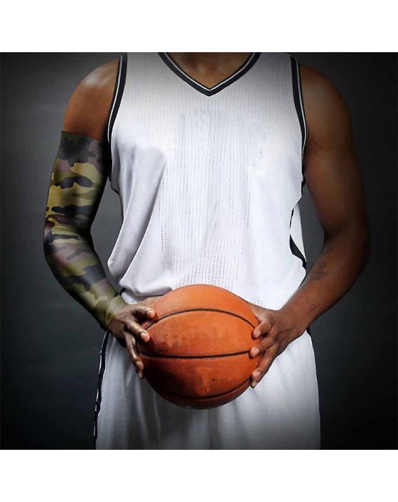 Non-slip green quick-drying sun protection sleeves