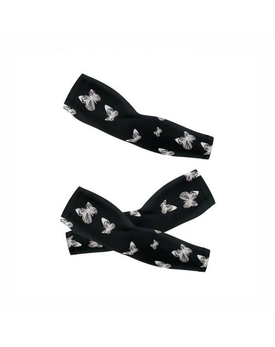 Solid-Color Printed Compression Arm Sleeves