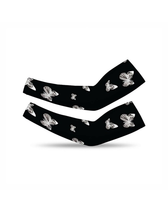 Solid-Color Printed Compression Arm Sleeves