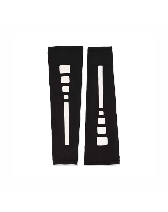 Color-Block Abrasion-Resistant Compression Sun Protection Arm Sleeves