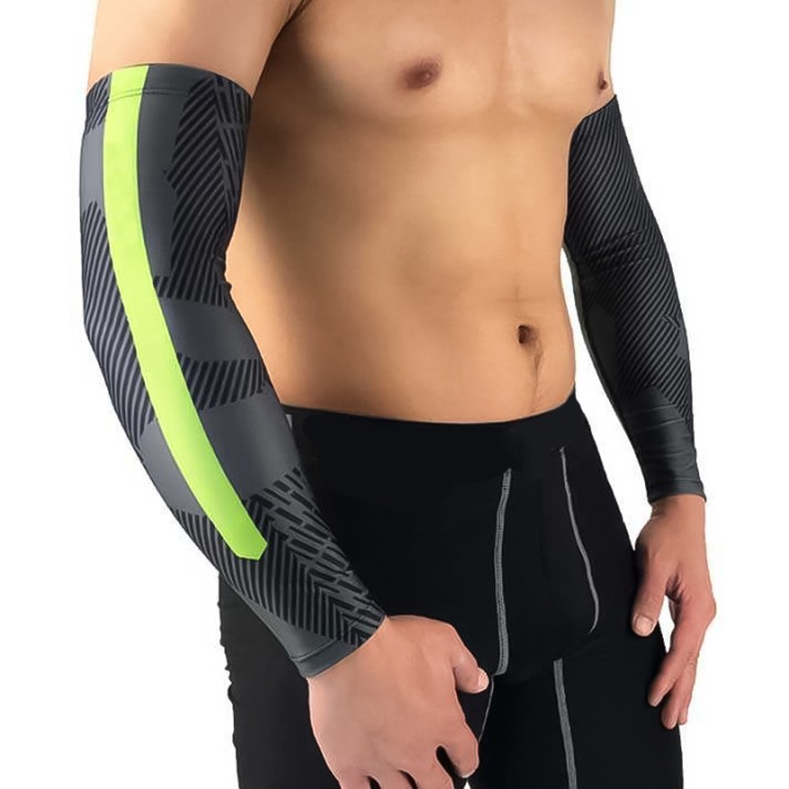 Polyester Anti-UV Striped Arm Sleeves Polyester Anti-UV Striped Arm Sleeves